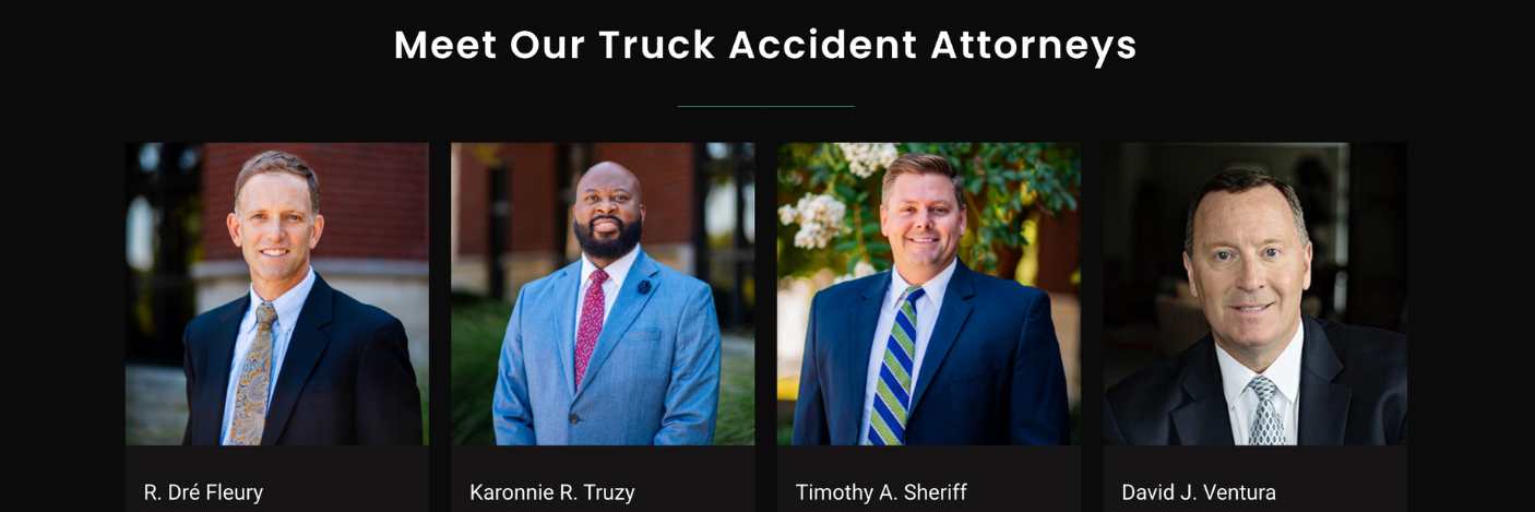 BOARD-CERTIFIED TRUCKING ATTORNEYS STANDING BY TO STAND UP FOR YOU!